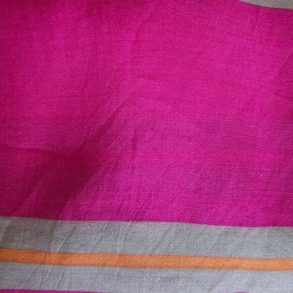 Old Navy Pink Stripe Chest Pockets Button Front Long Sleeve Shirt Women's Medium - Picture 7 of 15